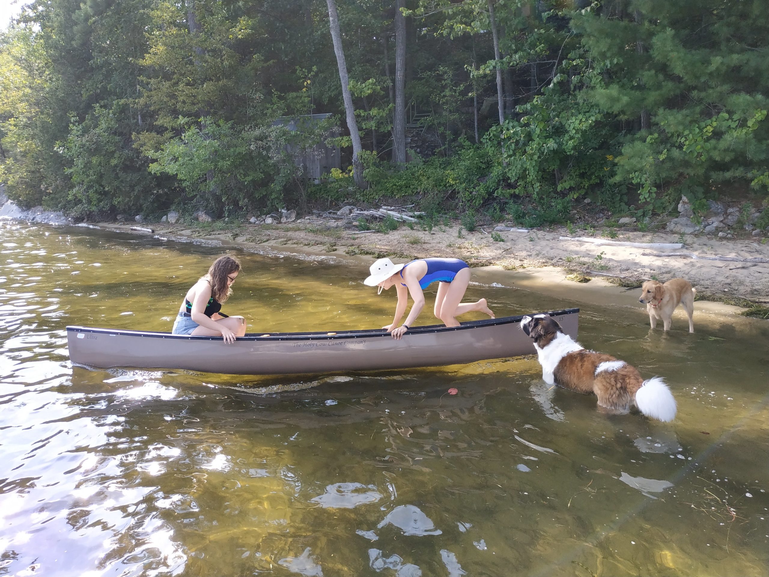 The Holy Cow ultraglass canoe is light and easy, even for amateurs.